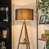 Flemming Lampa stojąca Ciemne drewno, Czarny, 1-punktowy