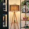 Flemming lampa stojąca kolory naturalne, czarny, 1-punktowy