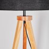 Flemming lampa stojąca kolory naturalne, czarny, 1-punktowy