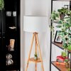 Flemming lampa stojąca kolory naturalne, czarny, 1-punktowy