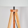 Flemming lampa stojąca kolory naturalne, czarny, 1-punktowy