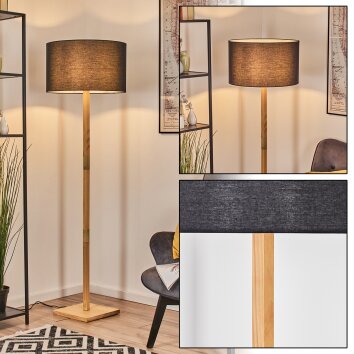 Flemming lampa stojąca kolory naturalne, 1-punktowy