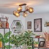 Ripoll Lampa sufitowa, Kula świetlna Chrom, Przezroczysty, Przydymiony, 6-punktowe