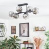 Ripoll Lampa sufitowa, Kula świetlna Chrom, Przezroczysty, Przydymiony, 6-punktowe