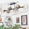 Ripoll lampa sufitowa, kula świetlna bursztynowy, przezroczysty, przydymiony, 10-punktowe