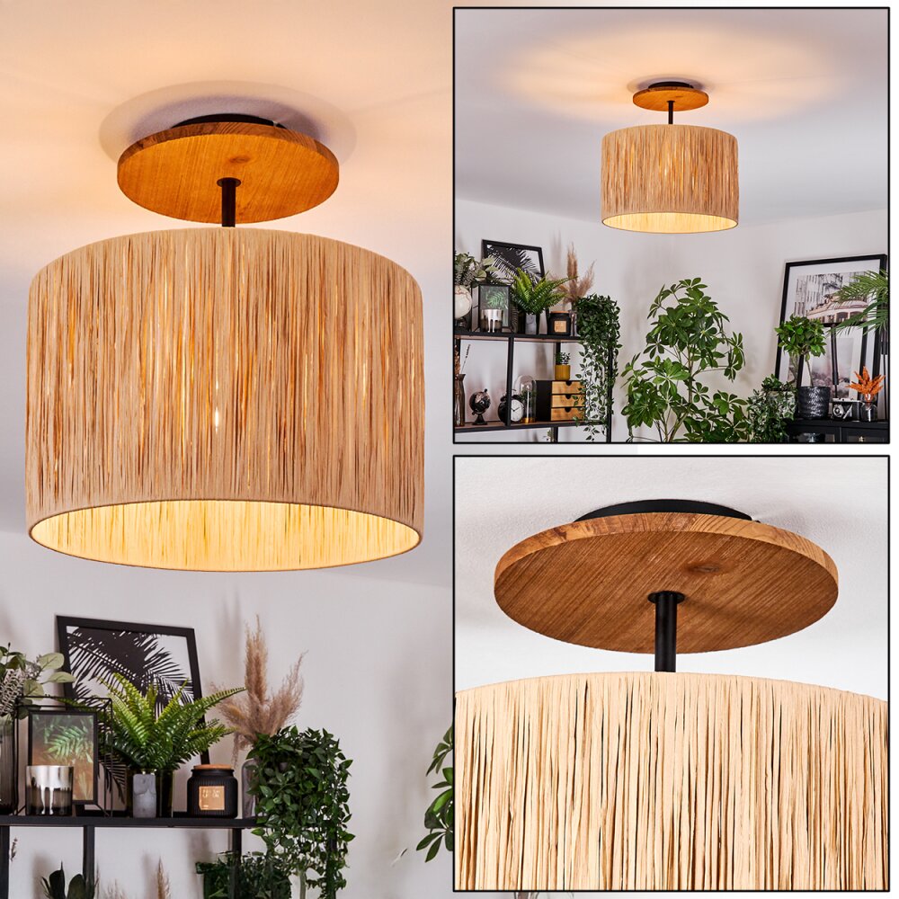 Granja Lampa sufitowa Ecru, Czarny, 1-punktowy main product photo