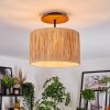 Granja Lampa sufitowa Ecru, Czarny, 1-punktowy