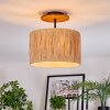 Granja Lampa sufitowa Ecru, Czarny, 1-punktowy