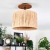 Granja lampa sufitowa kolory naturalne, czarny, 1-punktowy
