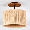 Granja lampa sufitowa kolory naturalne, czarny, 1-punktowy