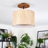 Bongal Lampa sufitowa Ecru, Czarny, 1-punktowy