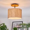 Bongal Lampa sufitowa Ecru, Czarny, 1-punktowy