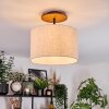 Bassagoda Lampa sufitowa Ecru, Czarny, 1-punktowy