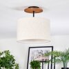 Bassagoda lampa sufitowa kolory naturalne, czarny, 1-punktowy