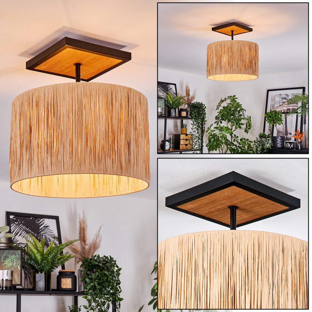 Granja Lampa sufitowa Ecru, Czarny, 1-punktowy main product photo