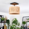 Granja Lampa sufitowa Ecru, Czarny, 1-punktowy