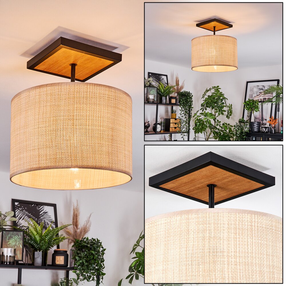 Sabadim Lampa sufitowa Ecru, Czarny, 1-punktowy main product photo