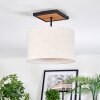 Bassagoda lampa sufitowa kolory naturalne, czarny, 1-punktowy