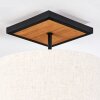 Bassagoda lampa sufitowa kolory naturalne, czarny, 1-punktowy