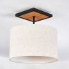 Bassagoda lampa sufitowa kolory naturalne, czarny, 1-punktowy