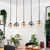 Gastor lampa wisząca, kula świetlna, lampa wisząca bursztynowy, przezroczysty, przydymiony, 5-punktowe