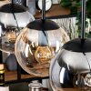 Gastor lampa wisząca, kula świetlna, lampa wisząca bursztynowy, przezroczysty, przydymiony, 5-punktowe