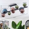 Chehalis lampa sufitowa, kula świetlna niebeieski, zielony, miedziany, 10-punktowe
