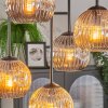 Ripoll lampa sufitowa, kula świetlna bursztynowy, przydymiony, 5-punktowe