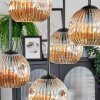 Ripoll lampa sufitowa, kula świetlna bursztynowy, 5-punktowe
