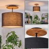 Bassagoda Lampa sufitowa Ecru, Czarny, 1-punktowy