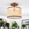 Ramila Lampa sufitowa Ecru, Czarny, 1-punktowy