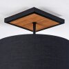 Bassagoda lampa sufitowa kolory naturalne, czarny, 1-punktowy
