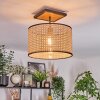 Ramila Lampa sufitowa Ecru, Czarny, 1-punktowy