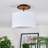 Bassagoda Lampa sufitowa Ecru, Czarny, 1-punktowy