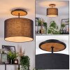 Bassagoda Lampa sufitowa Ecru, Czarny, 1-punktowy