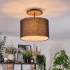 Bassagoda Lampa sufitowa Ecru, Czarny, 1-punktowy