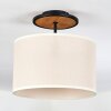 Bassagoda Lampa sufitowa Ecru, Czarny, 1-punktowy