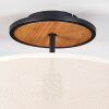 Bassagoda lampa sufitowa kolory naturalne, czarny, 1-punktowy