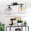 Ripoll Lampa sufitowa, Kula świetlna W kolorze bursztynu, Przezroczysty, Przydymiony, 2-punktowe