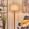 Flemming lampa stojąca kolory naturalne, czarny, 1-punktowy