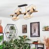Koyoto Lampa sufitowa, Kula świetlna 85 cm Złoty, Czarny, 8-punktowe