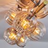 Koyoto Lampa sufitowa, Kula świetlna 85 cm Złoty, Czarny, 8-punktowe