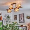 Koyoto Lampa sufitowa, Kula świetlna 85 cm Złoty, Czarny, 8-punktowe