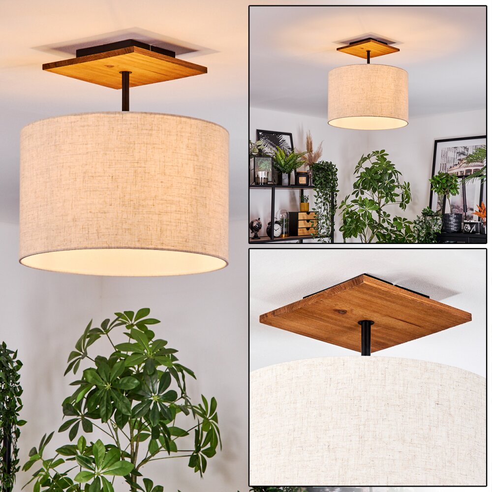 Bassagoda Lampa sufitowa Ecru, Czarny, 1-punktowy main product photo