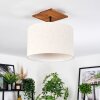 Bassagoda lampa sufitowa kolory naturalne, czarny, 1-punktowy