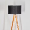 Flemming lampa stojąca kolory naturalne, czarny, 1-punktowy