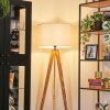 Flemming lampa stojąca kolory naturalne, czarny, 1-punktowy
