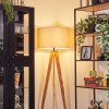 Flemming Lampa stojąca Ecru, Czarny, 1-punktowy