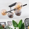 Chehalis lampa sufitowa, kula świetlna bursztynowy, przydymiony, 5-punktowe