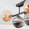 Chehalis lampa sufitowa, kula świetlna bursztynowy, przydymiony, 5-punktowe